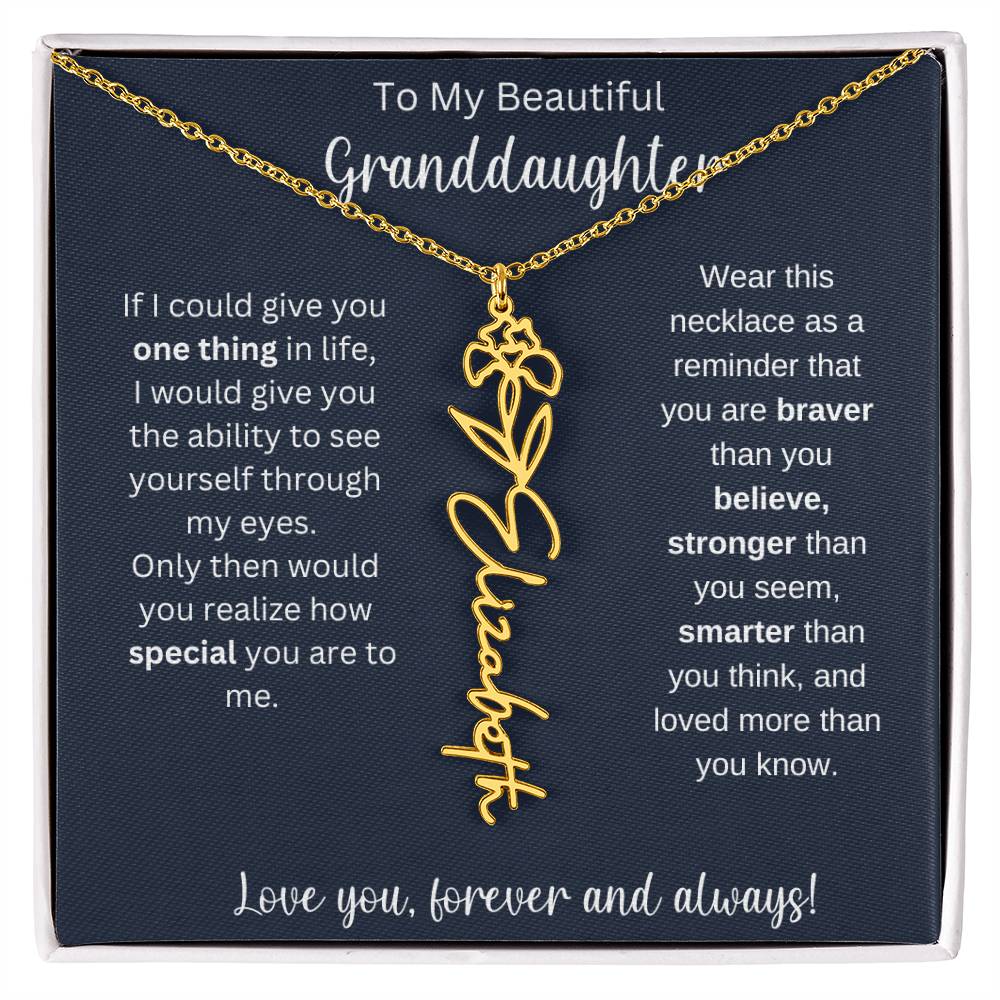Granddaughter Personalized Christmas Gift