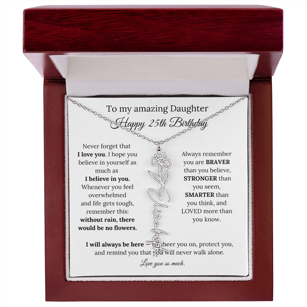 Happy 25th Birthday Gift for Daughter