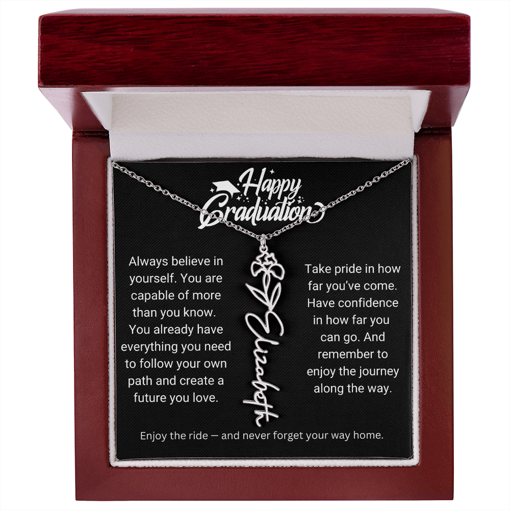 Personalized Graduation Jewelry Keepsake