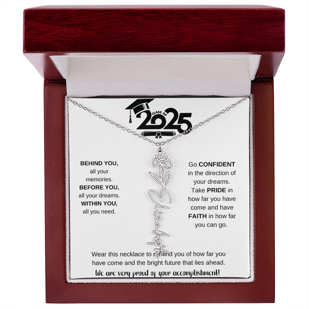 2025 Graduation Gift - Flower Name Necklace 9