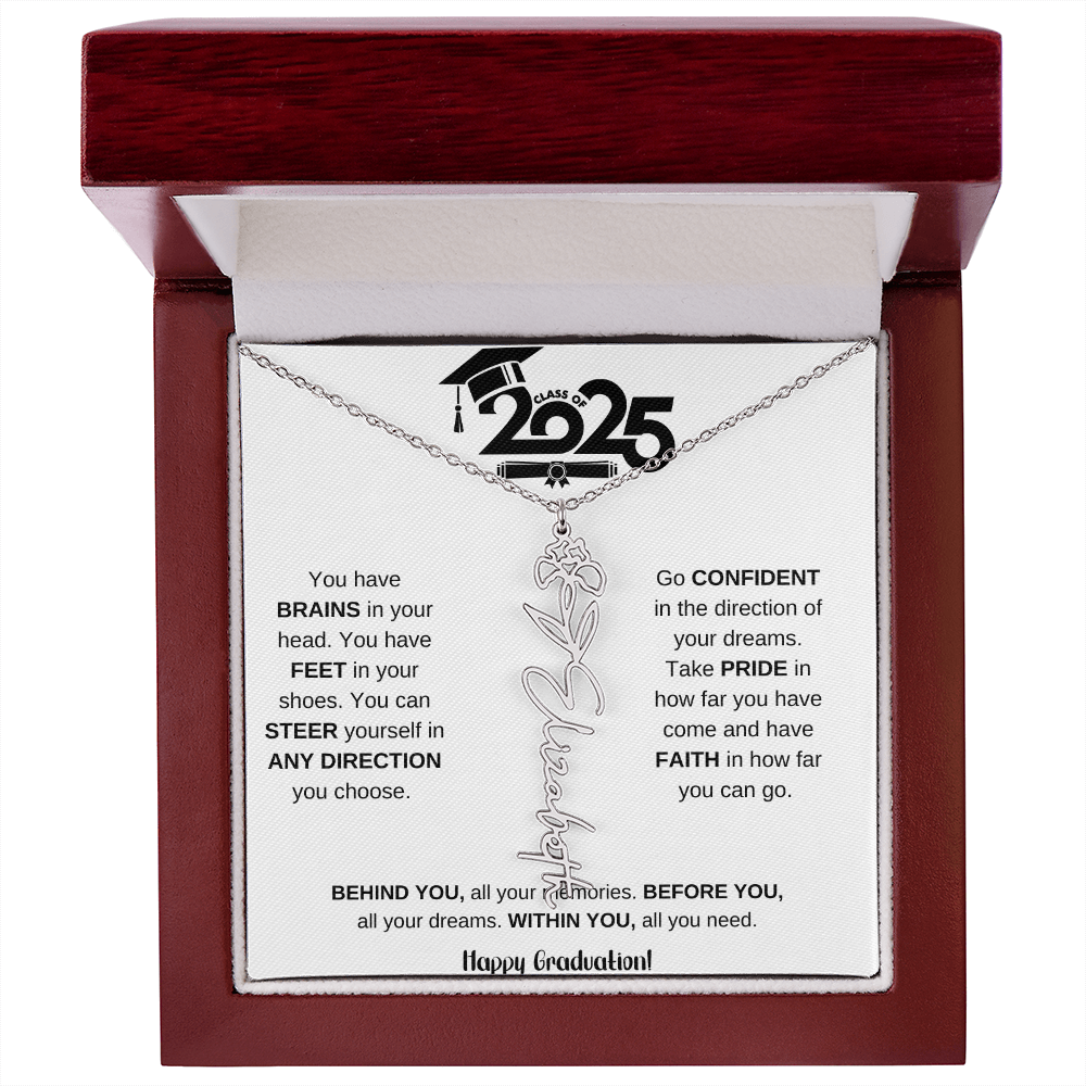 2025 Graduation Gift - Flower Name Necklace 7