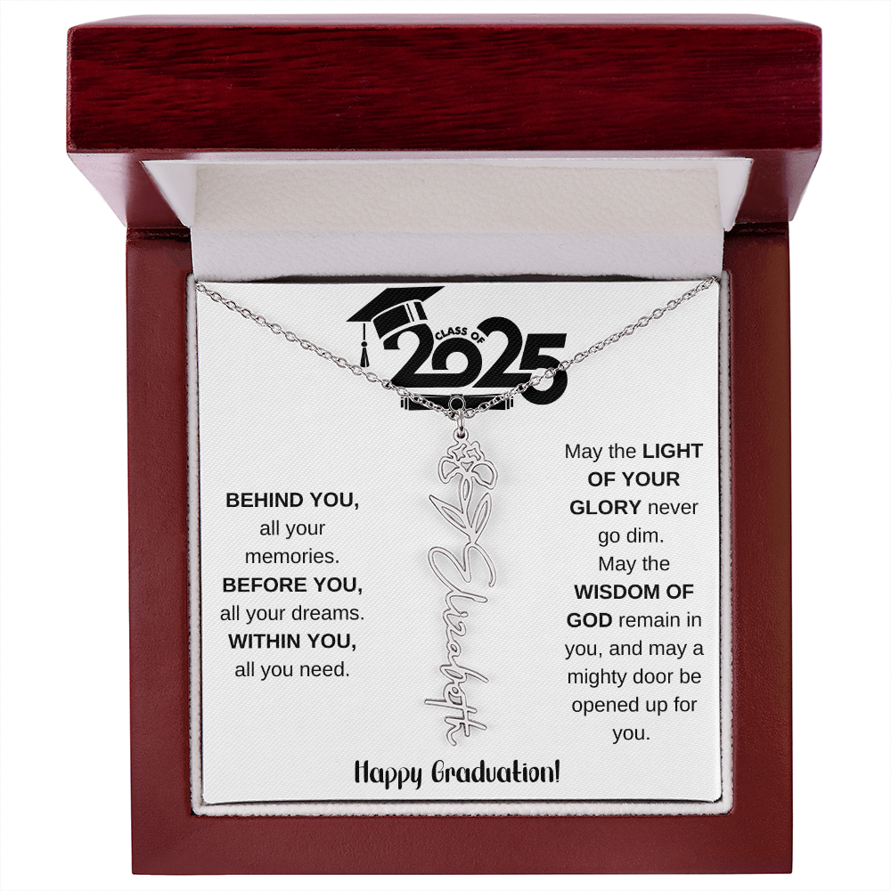 2025 Graduation Gift - Flower Name Necklace 8