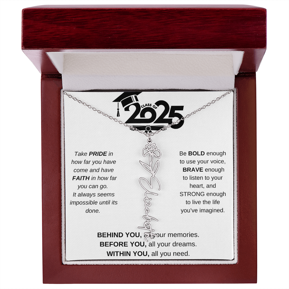2025 Graduation Gift - Flower Name Necklace 4