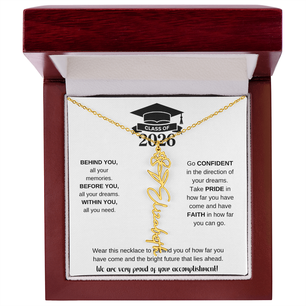 2026 Graduation Necklace