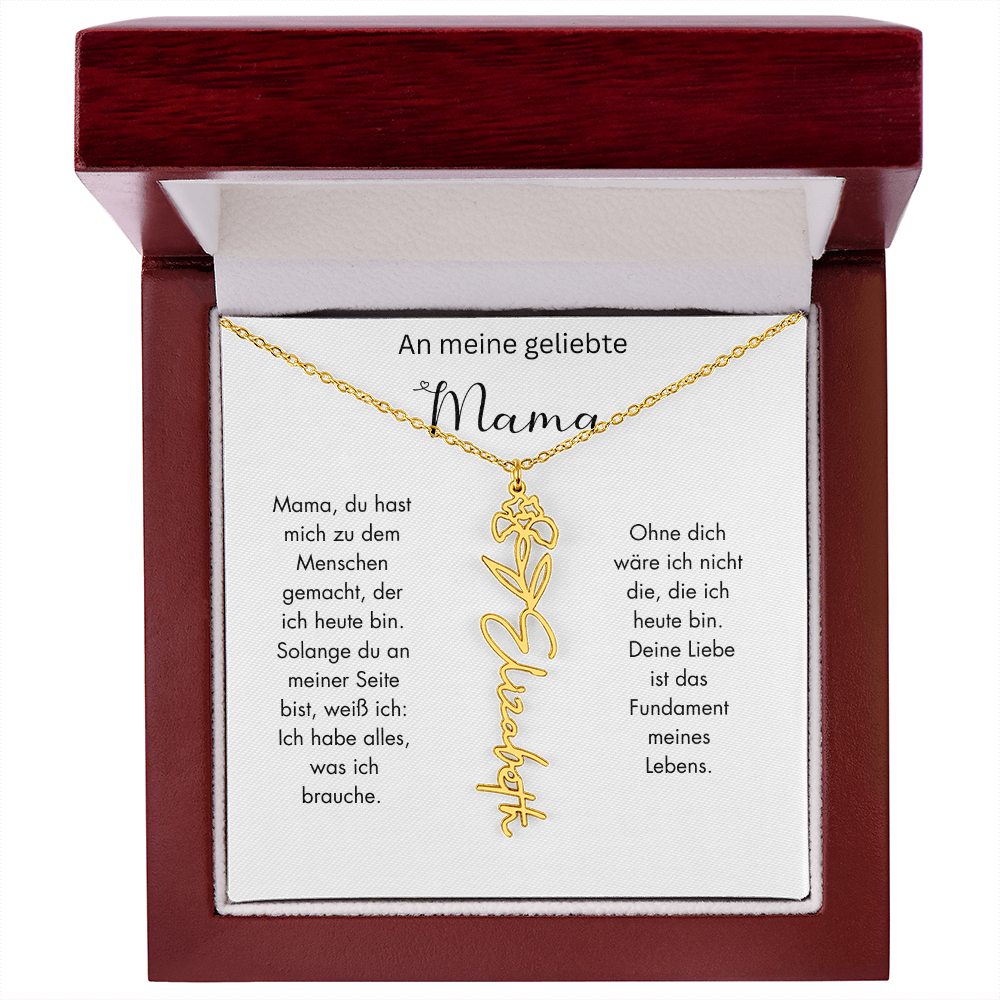 Personalisiertes Schmuck Geschenk für Mama