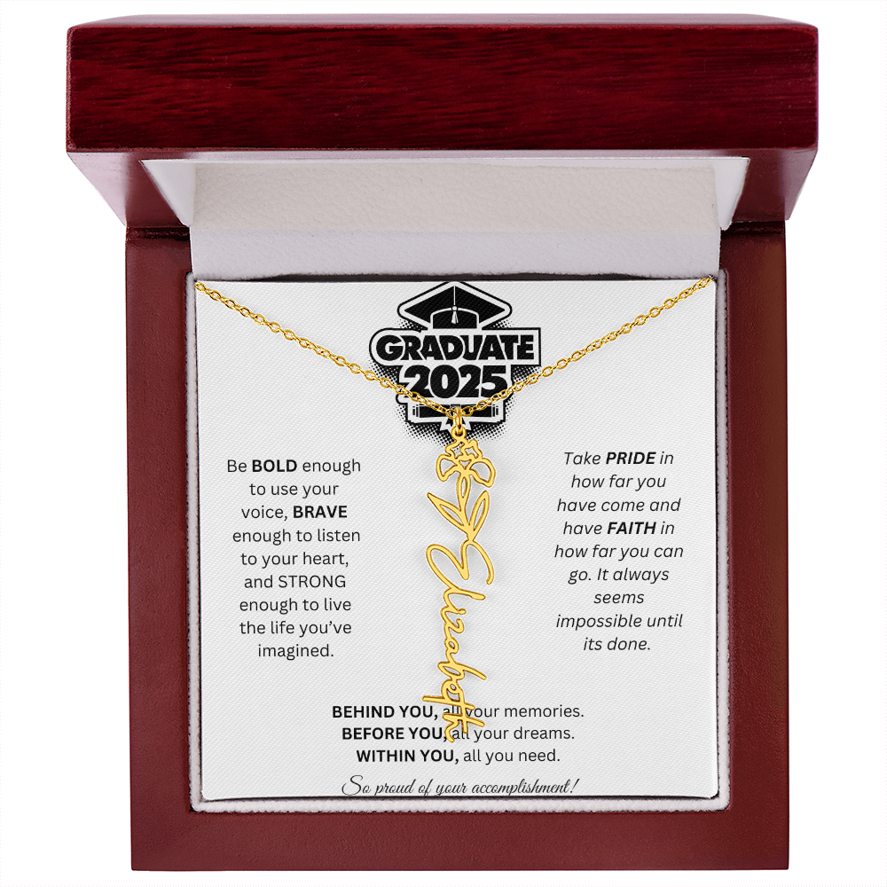 2025 Graduation Gift - Flower Name Necklace 2