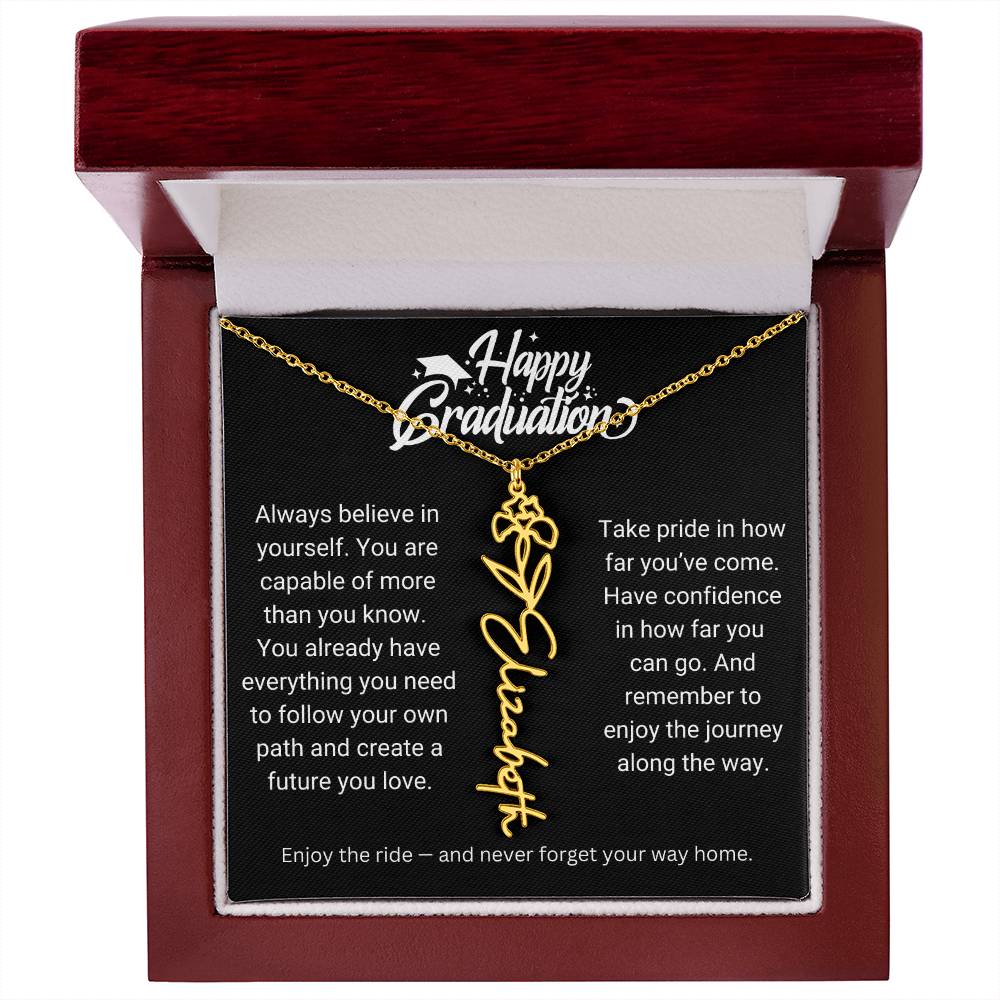 Personalized Graduation Jewelry Keepsake