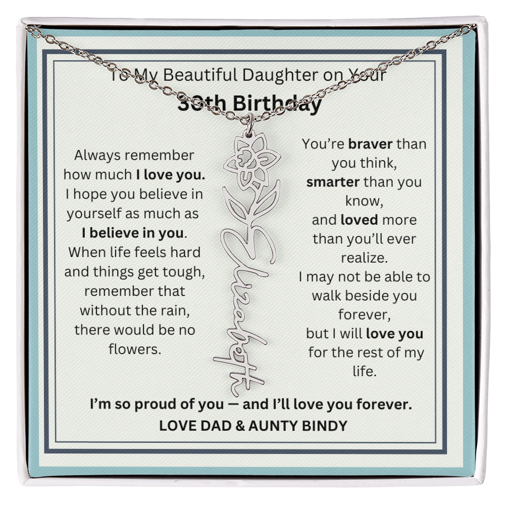 LOVE DAD & AUNTY BINDY