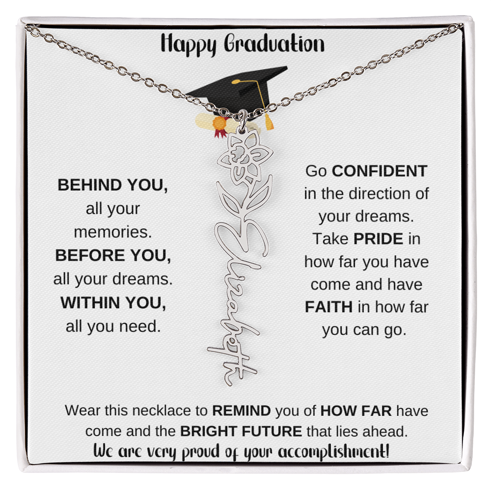 2025 Graduation Gift - Flower Name Necklace 10