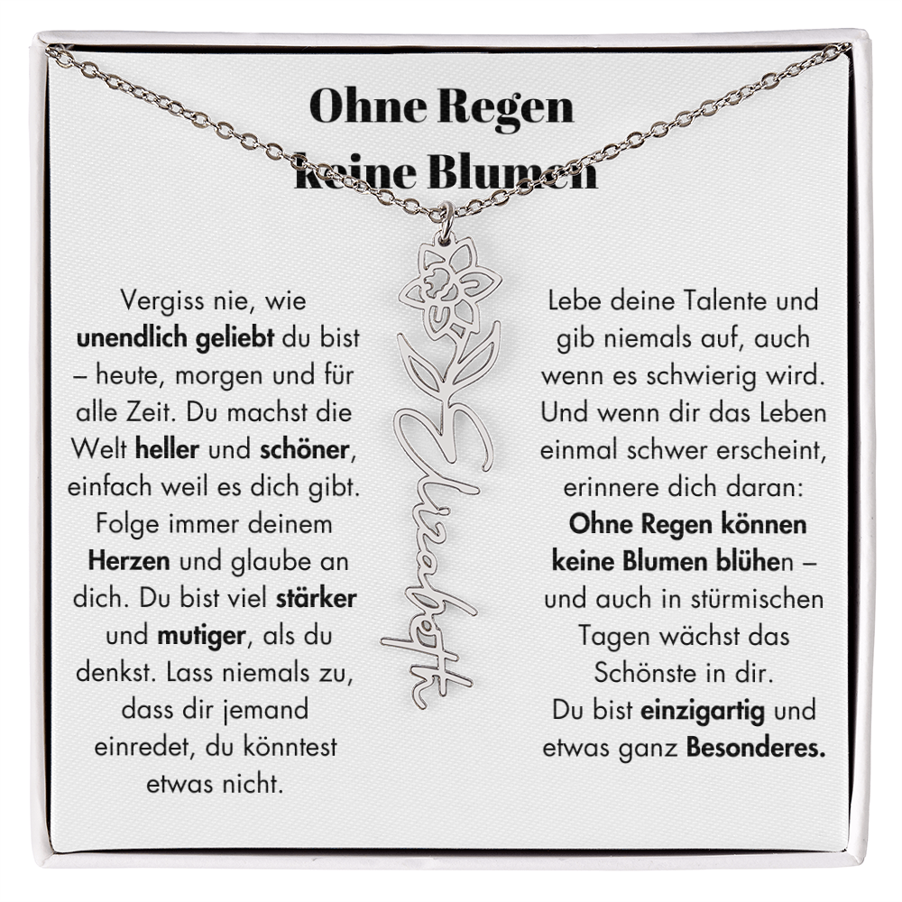Weihnachtsgeschenk Schmuckkarte mit Spruch unendlich geliebt Mutmacher Hoffnung Liebe Geschenkidee