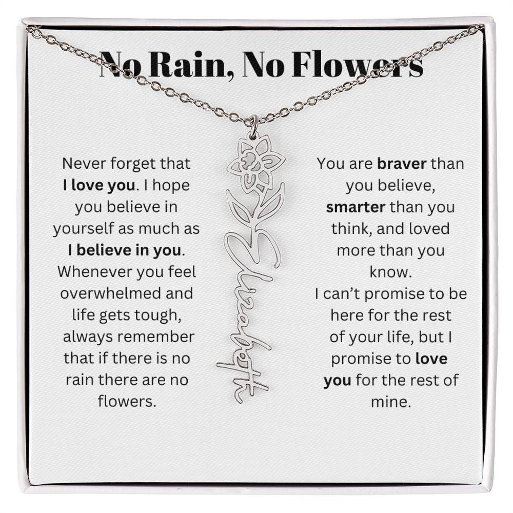 No Rain, No Flowers