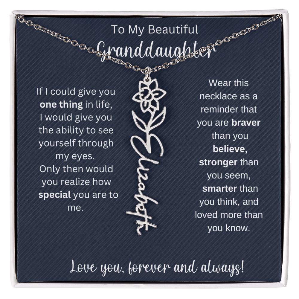 Granddaughter Personalized Christmas Gift