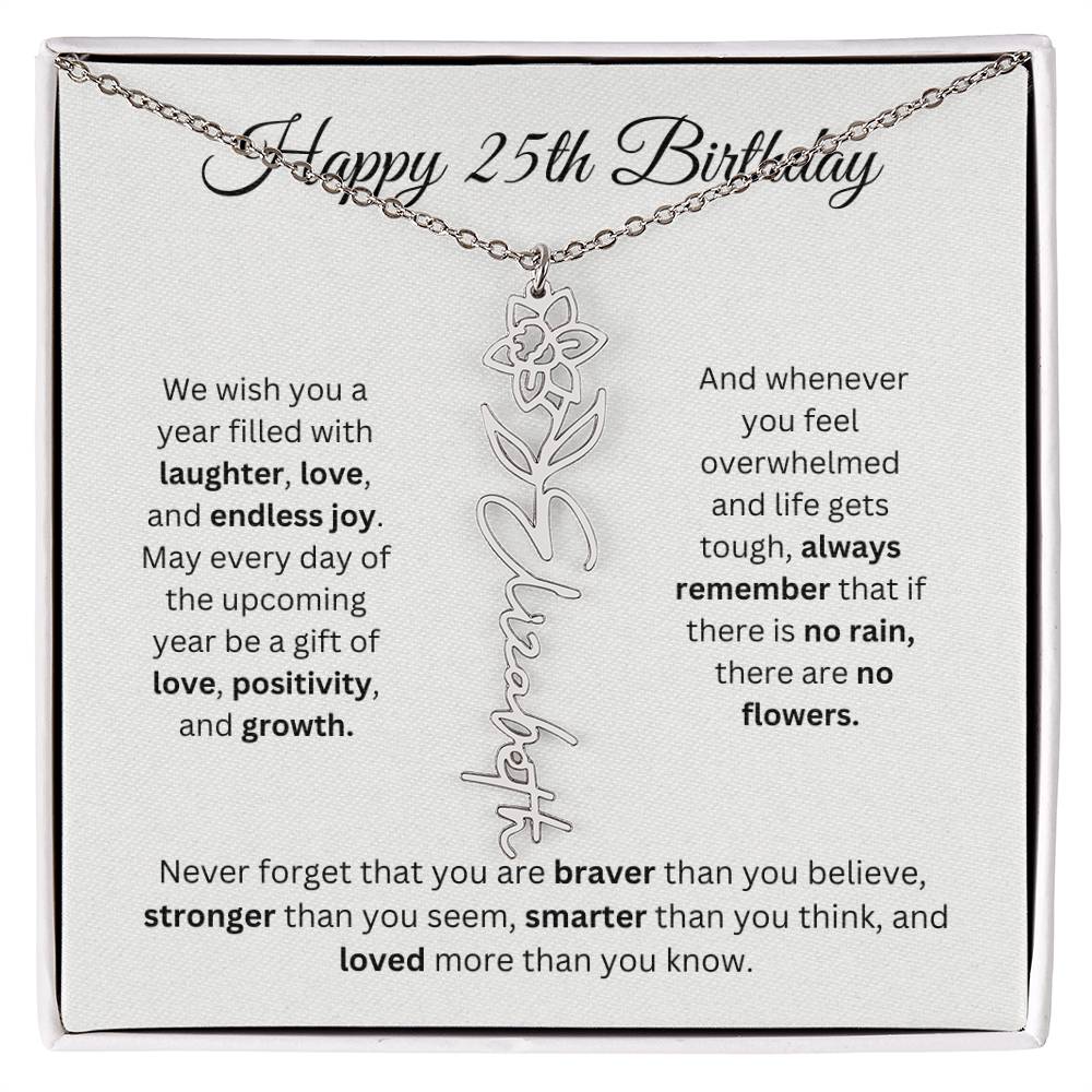 We Wish You - Happy 25th Birthday