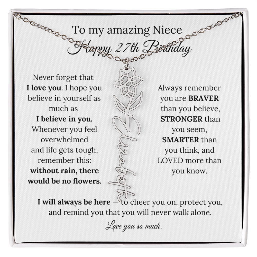 Happy 27th Birthday Gift for Niece