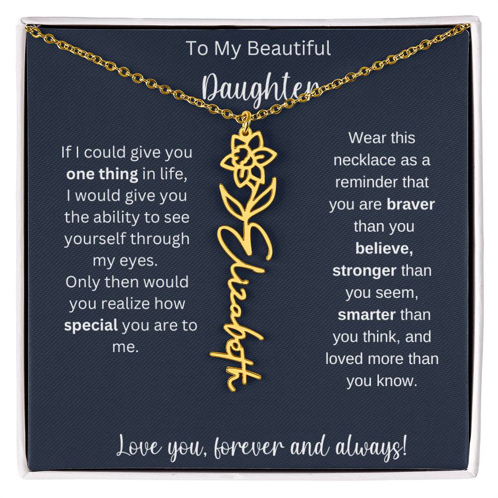 Daughter Custom Necklace 1