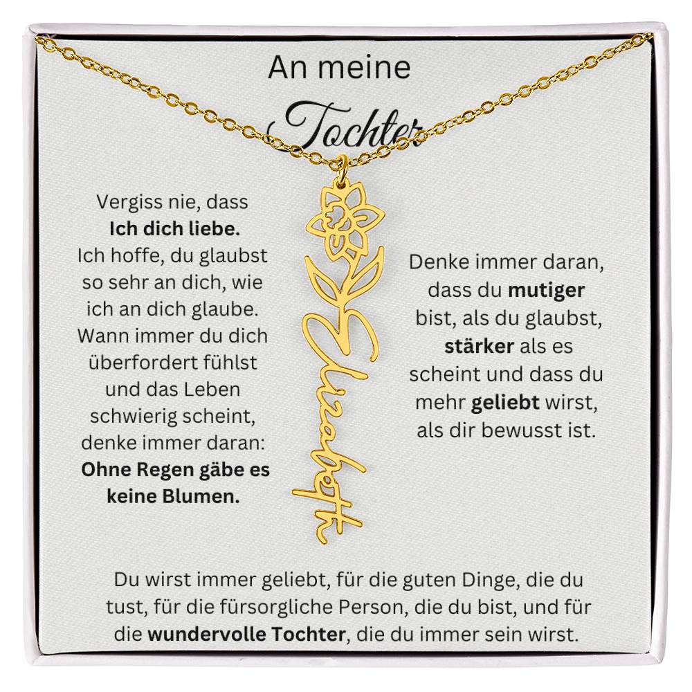 An Meine Tochter Vergiss Nie Dass Ich Dich Liebe