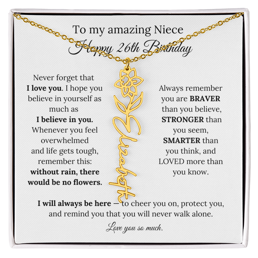 Happy 26th Birthday Gift for Niece