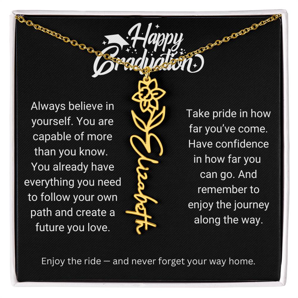 Personalized Graduation Jewelry Keepsake