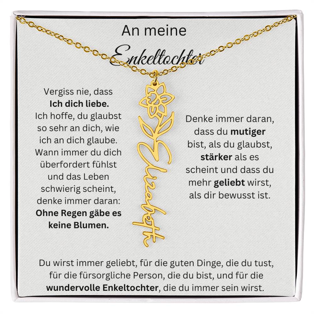An Meine Enkeltochter - Vergiss Nie