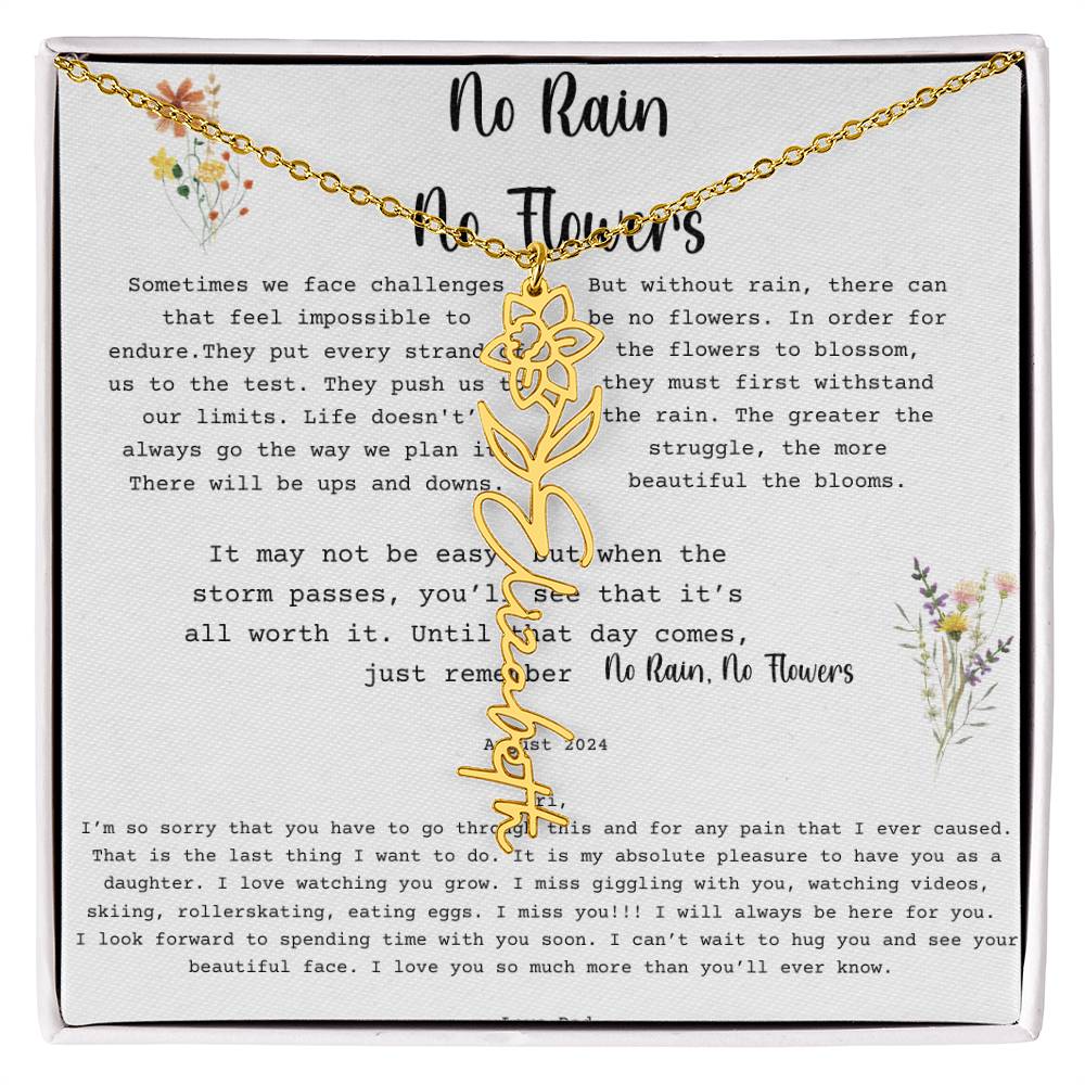 No Rain No Flowers