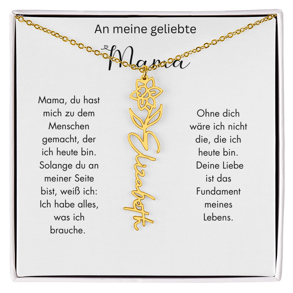 Personalisiertes Schmuck Geschenk für Mama