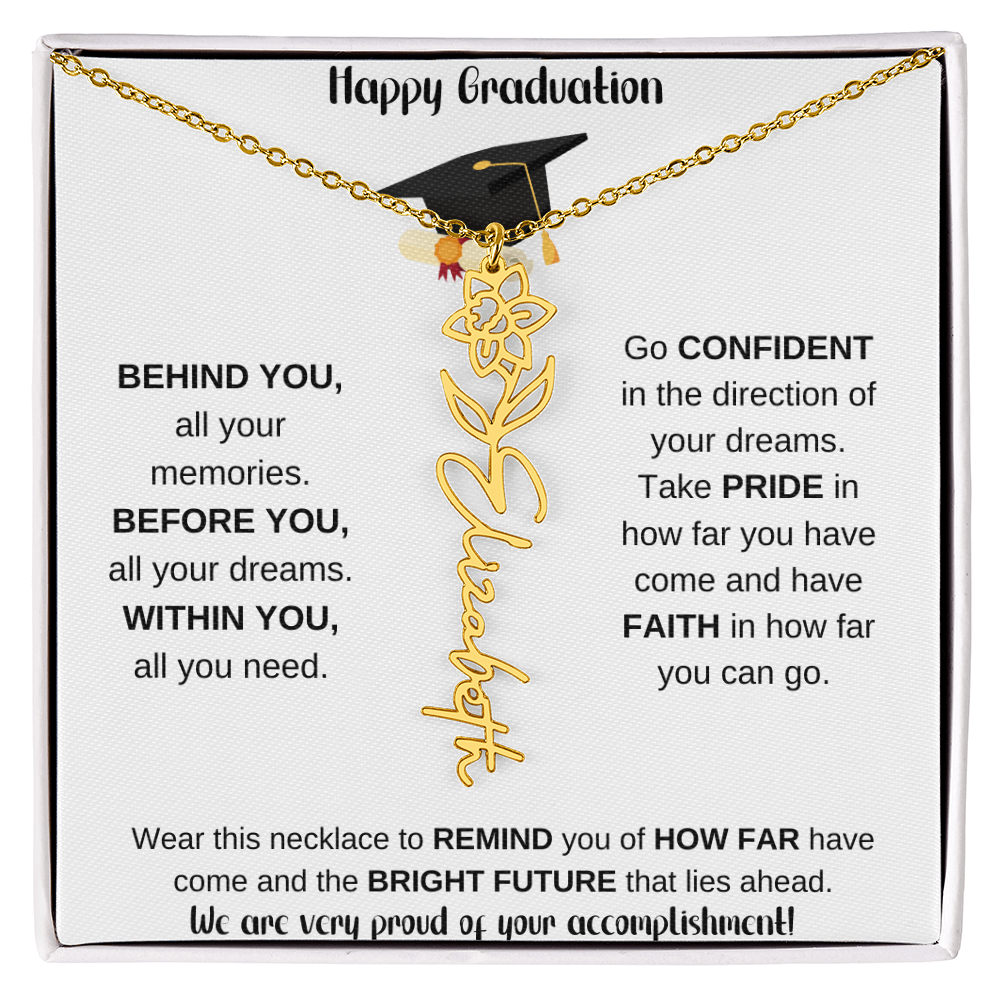 2025 Graduation Gift - Flower Name Necklace 10