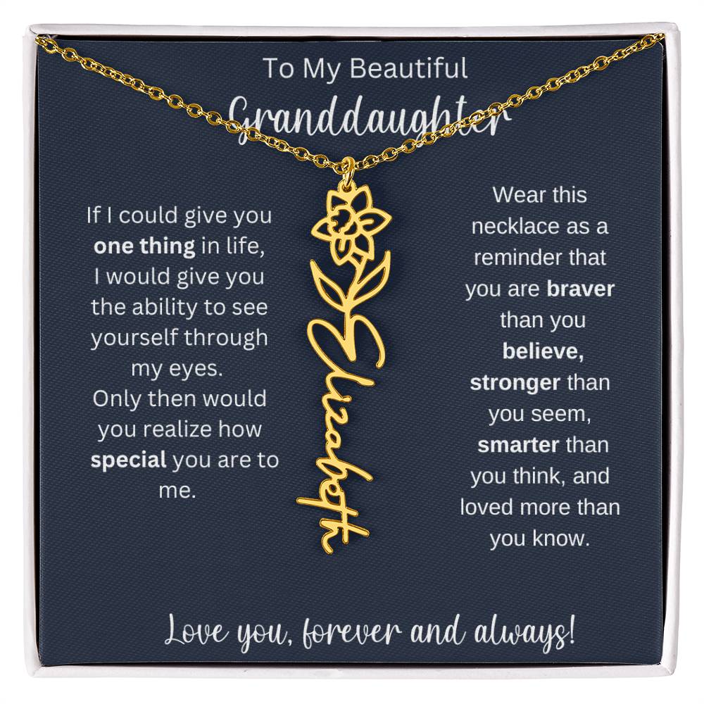 Granddaughter Personalized Christmas Gift