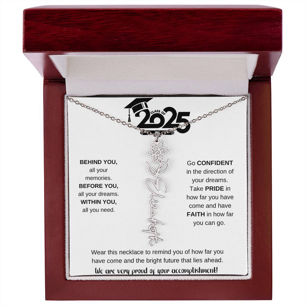 2025 Graduation Gift - Flower Name Necklace 9