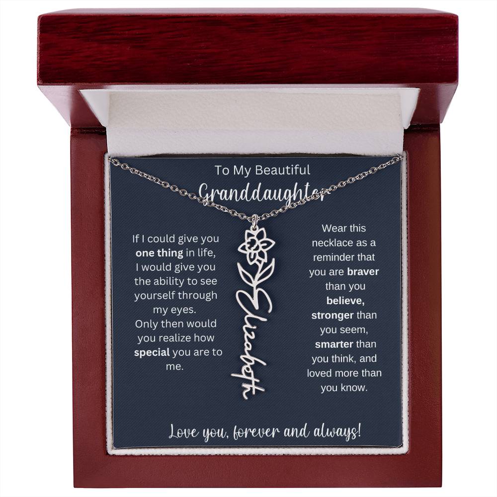 Granddaughter Personalized Christmas Gift