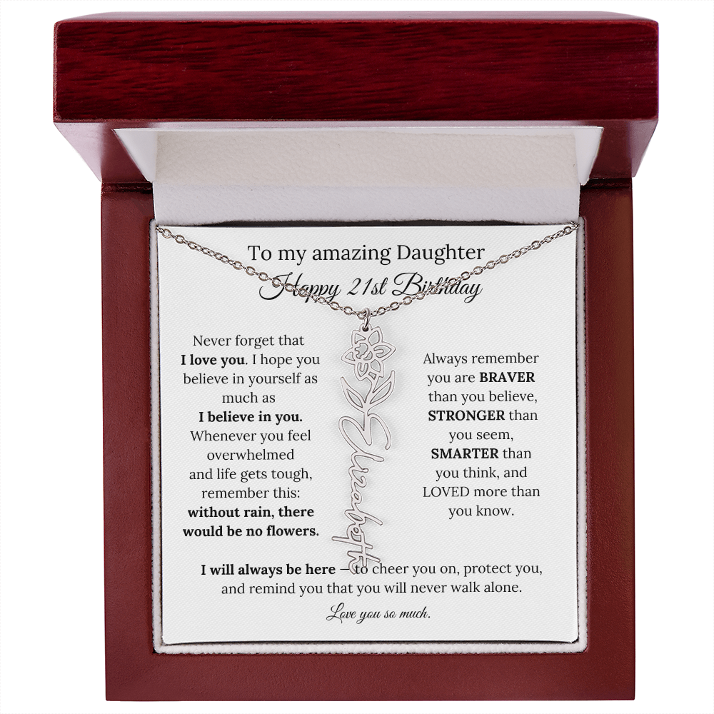 Happy 21st Birthday Gift for Daughter