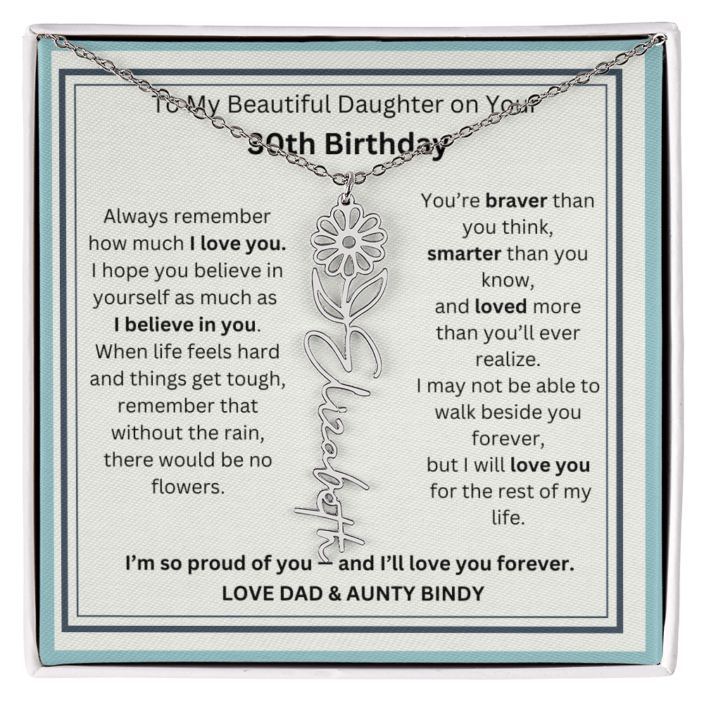 LOVE DAD & AUNTY BINDY