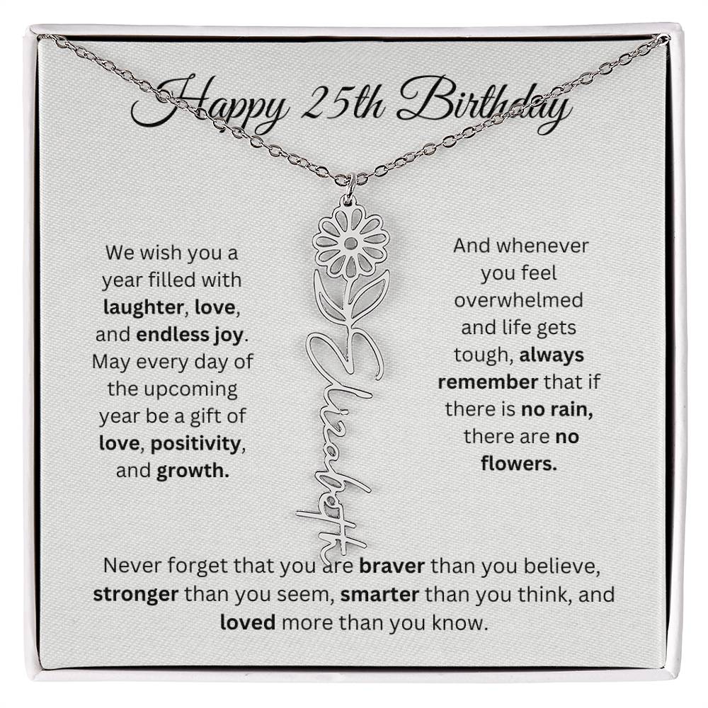 We Wish You - Happy 25th Birthday