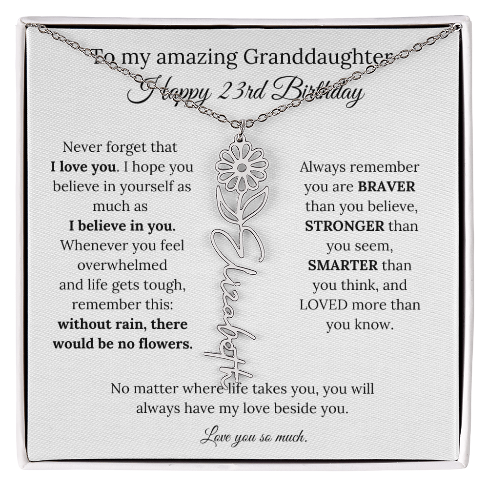 Happy 23rd Birthday Gift for Granddaughter