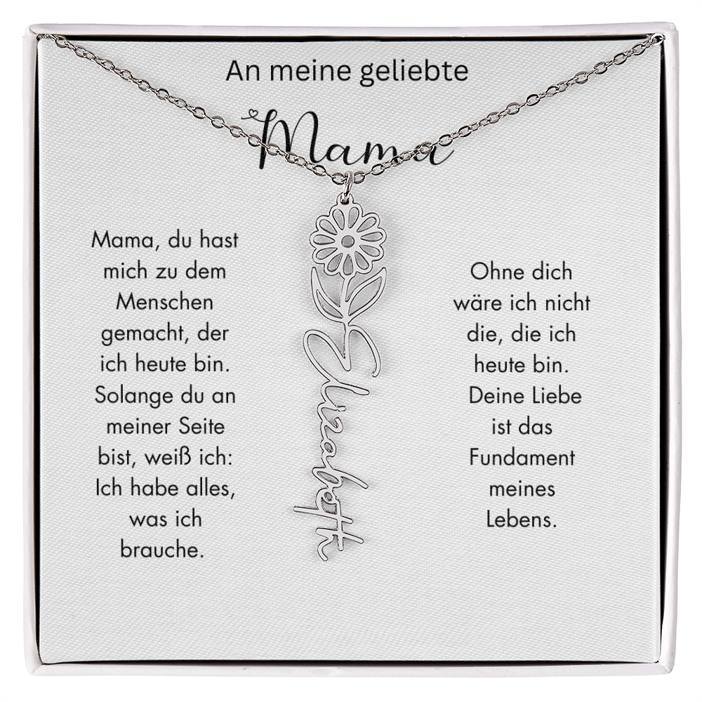 Personalisiertes Schmuck Geschenk für Mama
