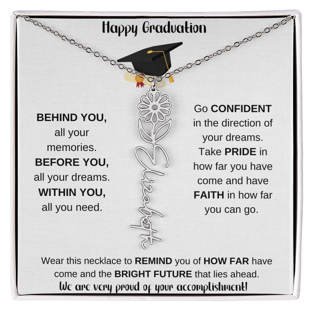 2025 Graduation Gift - Flower Name Necklace 10