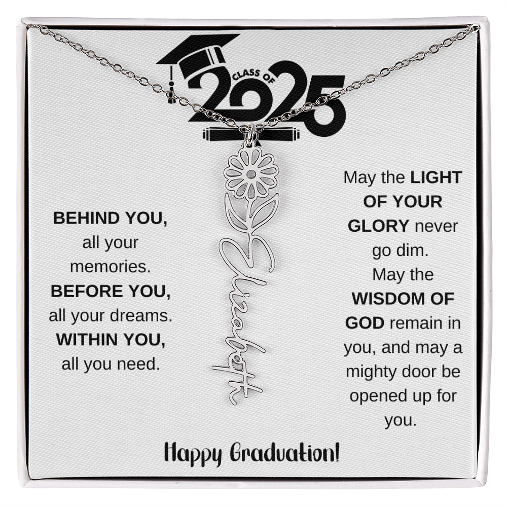 2025 Graduation Gift - Flower Name Necklace 8
