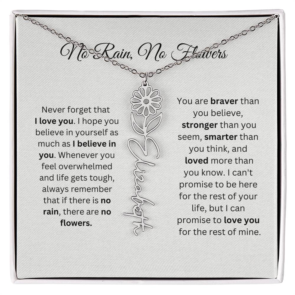 No Rain No Flowers