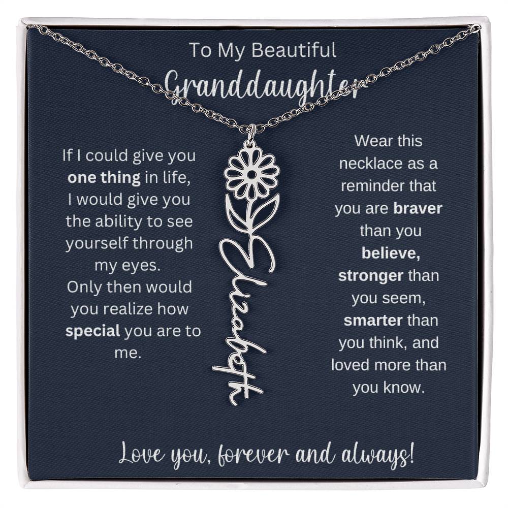 Granddaughter Personalized Christmas Gift