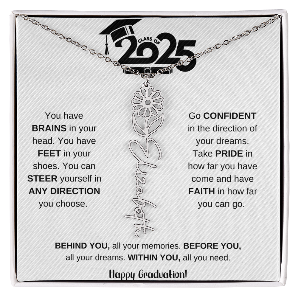 2025 Graduation Gift - Flower Name Necklace 7