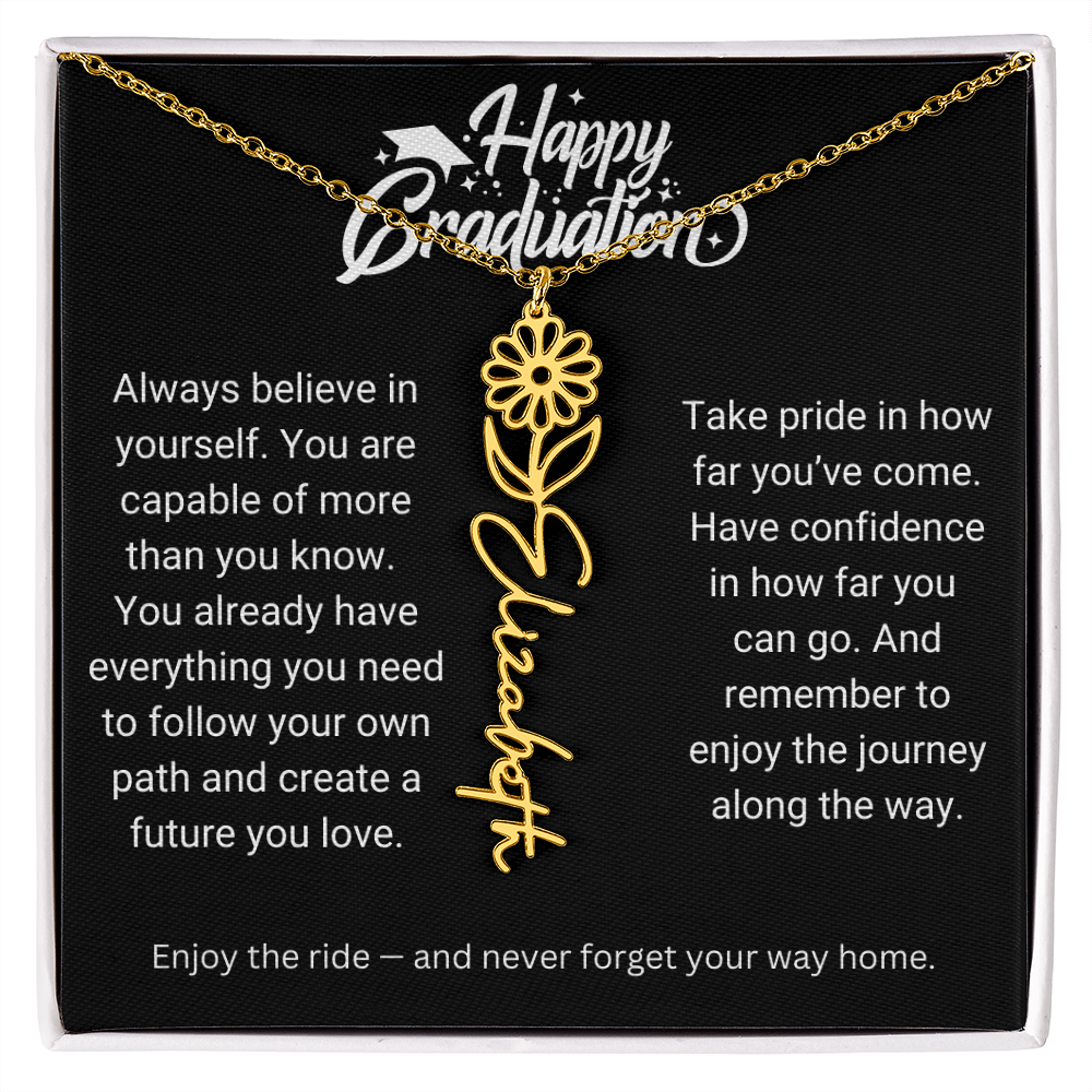 Personalized Graduation Jewelry Keepsake