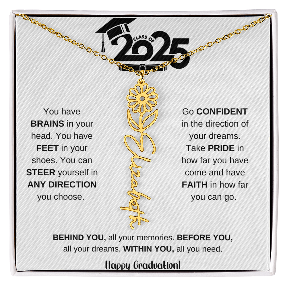 2025 Graduation Gift - Flower Name Necklace 7