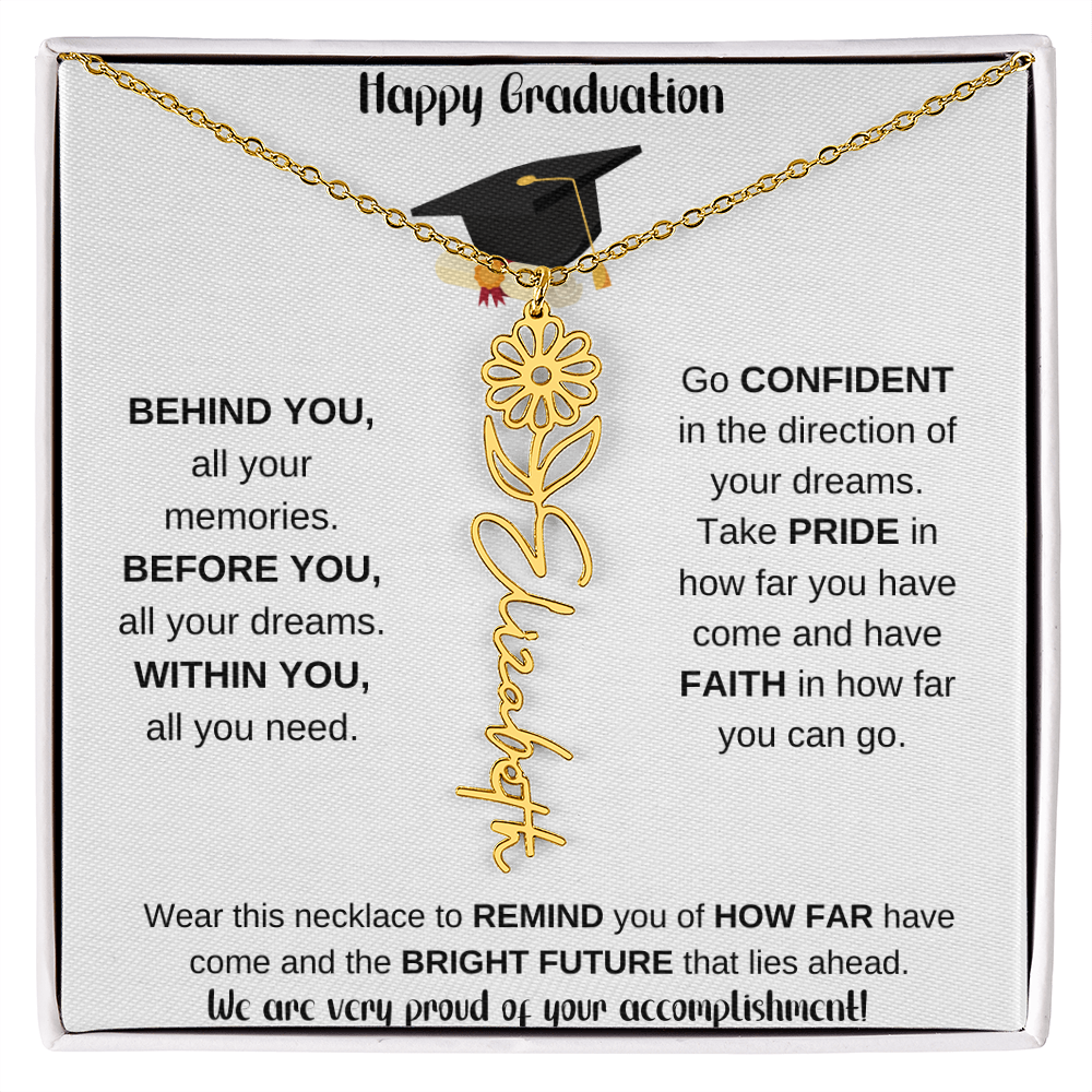2025 Graduation Gift - Flower Name Necklace 10