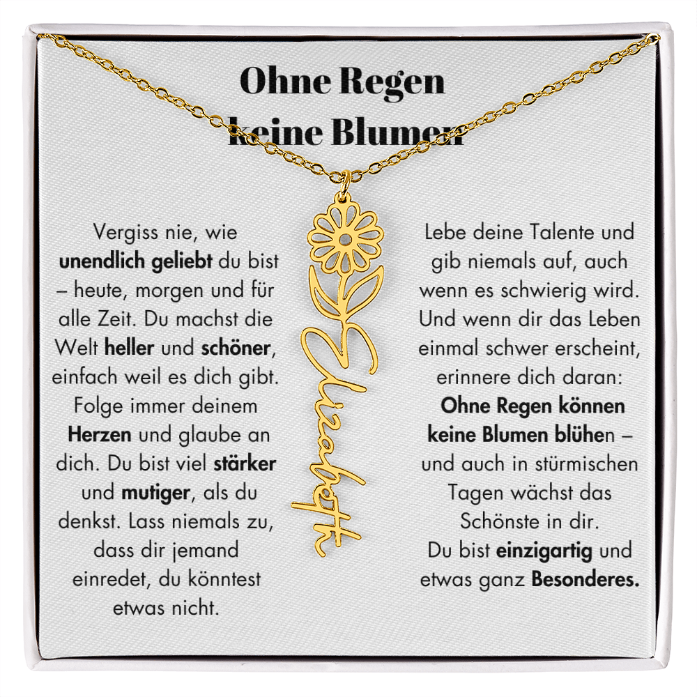 Weihnachtsgeschenk Schmuckkarte mit Spruch unendlich geliebt Mutmacher Hoffnung Liebe Geschenkidee