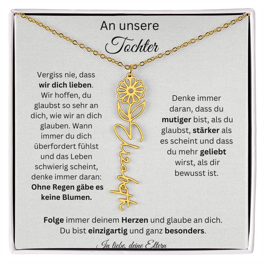 Weihnachtsgeschenk Eltern an Tochter