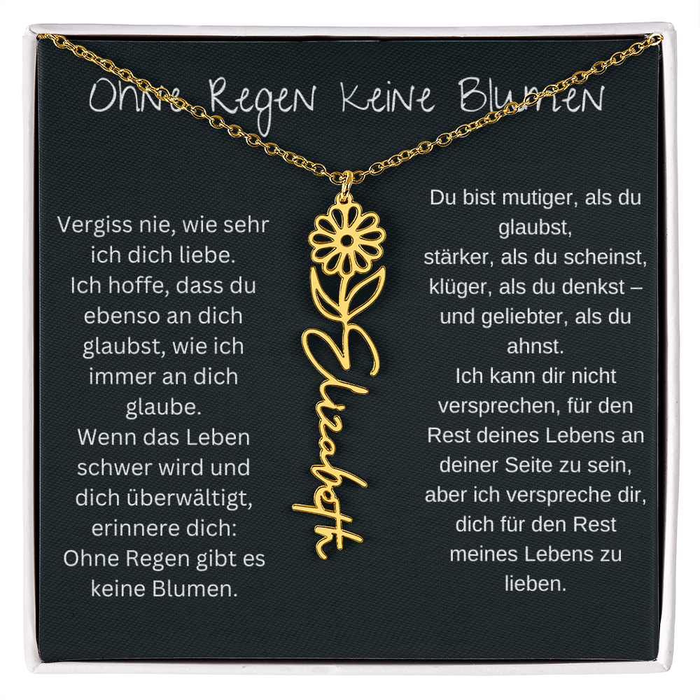 Ohne Regen Keine Blumen