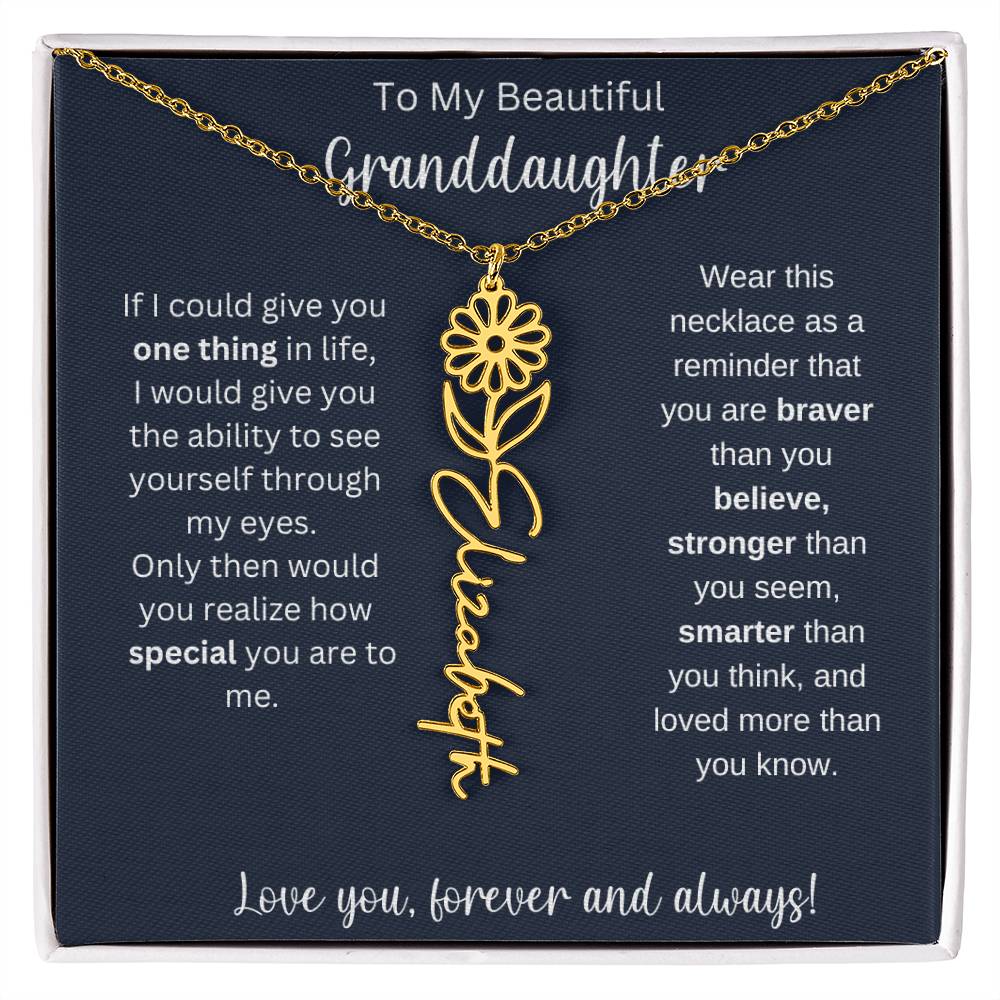 Granddaughter Personalized Christmas Gift