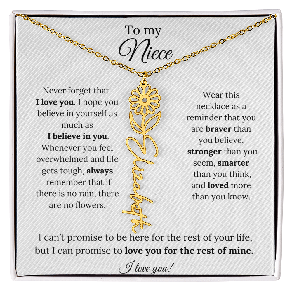 To My Niece