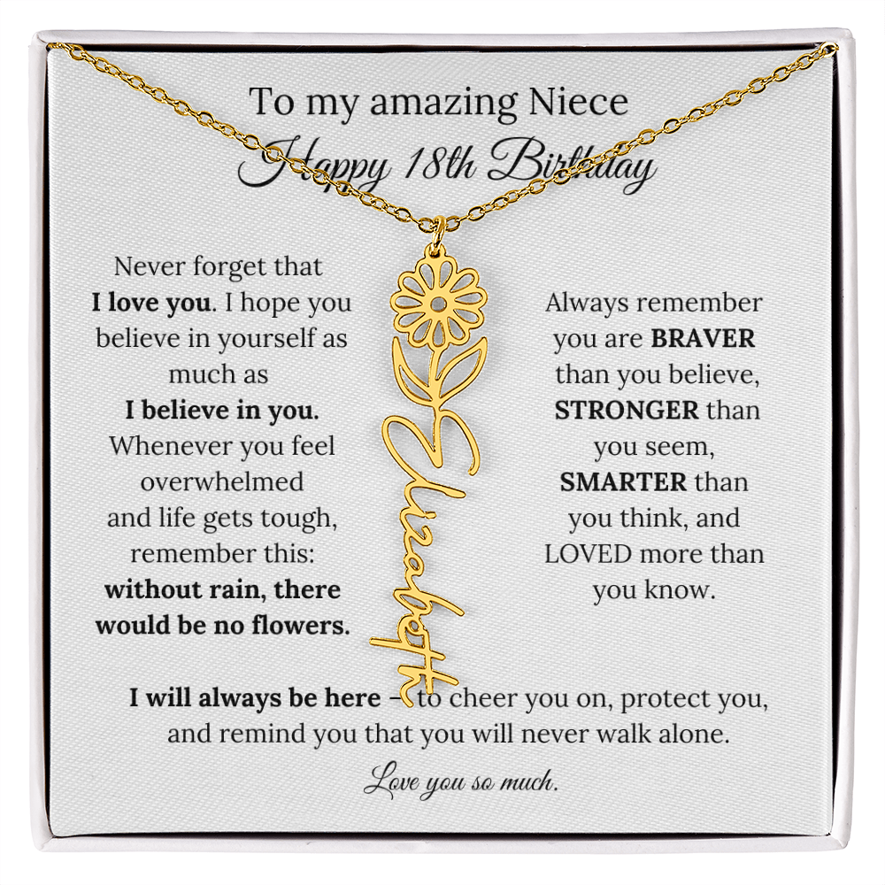 Happy 18th Birthday Gift for Niece