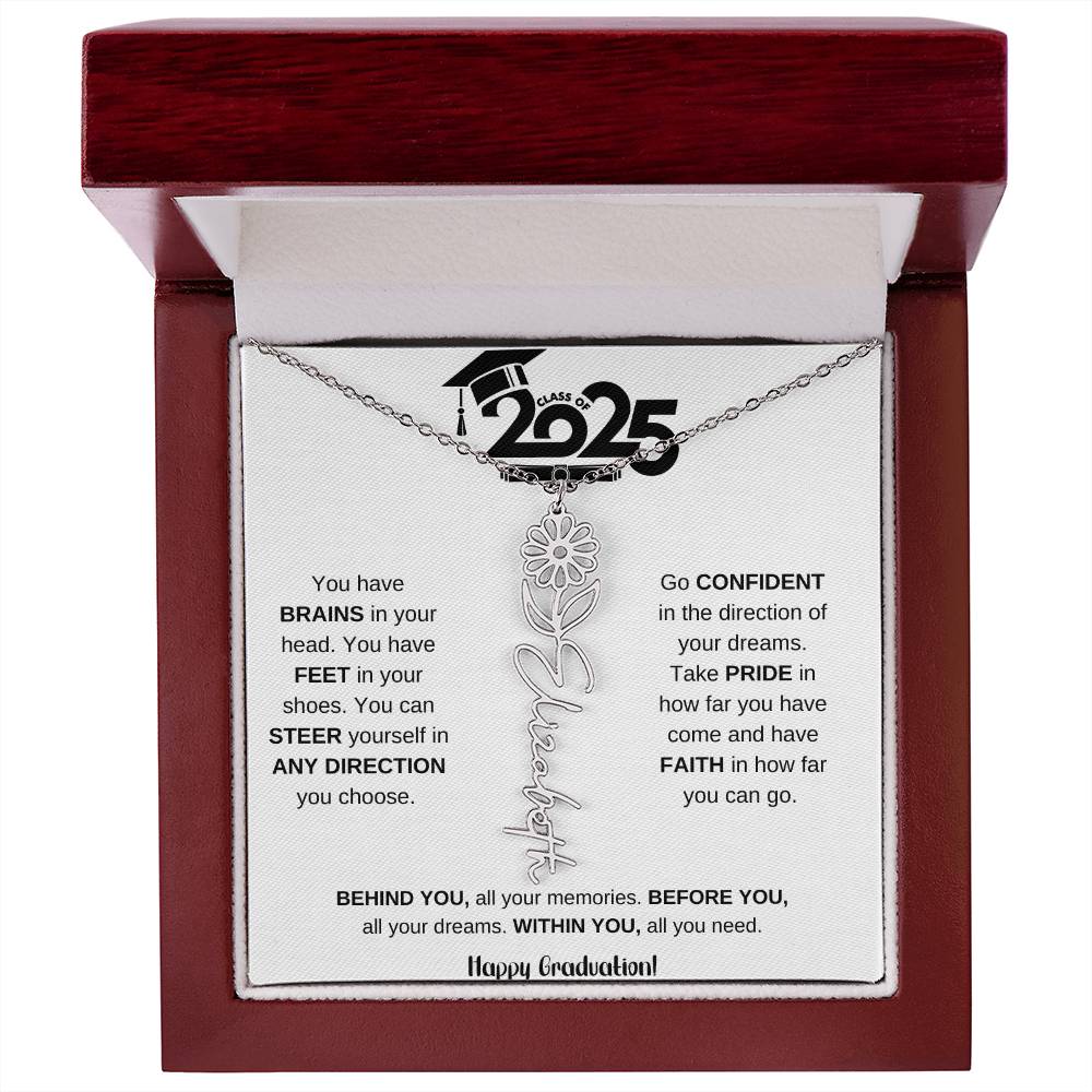 2025 Graduation Gift - Flower Name Necklace 7