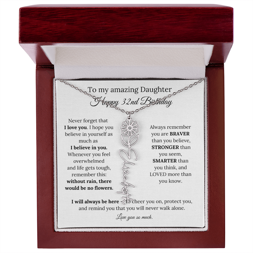 Happy 32nd Birthday Gift for Daughter